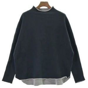 FRANK & EILEEN Navy-Melange EFFIE Triple Fleece Capelet - XS